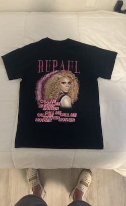 RuPaul Limited Edition Forever 21 Men SHIRT Small Call Me Mother Black 2020