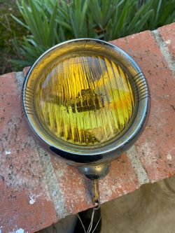 Vintage car fog light