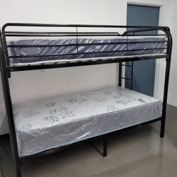 NEW Bunkbed TWIN - TWIN, Mattresses Sold Separately 