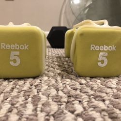 Reebok 5 Pound Dumbells