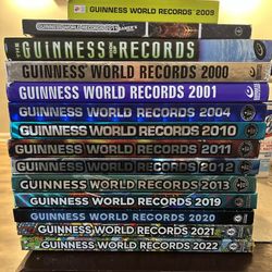 Guinness Book of World Records Lot (14 Books)