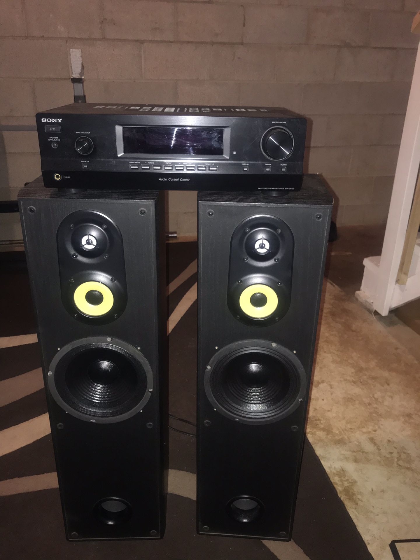 Sony speakers and receiver