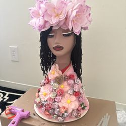 Handmade Flowers Pot Head