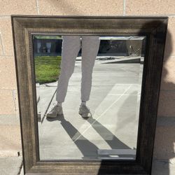 Copper Beaded Mirror