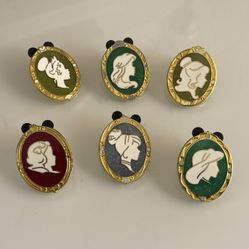 Disney Princess Silhouette Pins 