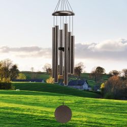 Large 40" Wind-Chimes-Outdoor-Deep-Tone, Soothing Melodic Tones Windchimes, Wind Chimes for Outside, Black Memorial Wind Chimes Best Gift for Mom Wome