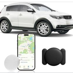 Vehicle Tracking Device, GPS Tracker for Cars, No Monthly Fees, Vehicle Locator, Compatible with Apple Find My (iOS Only), Mini Hidden Car Tracker wit
