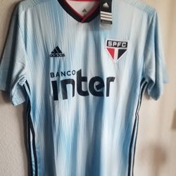 Adidas Mens Sao Paulo Jersey Size Large Xl No Trade 