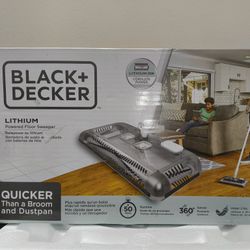 Electric Floor Sweeper Black+decker