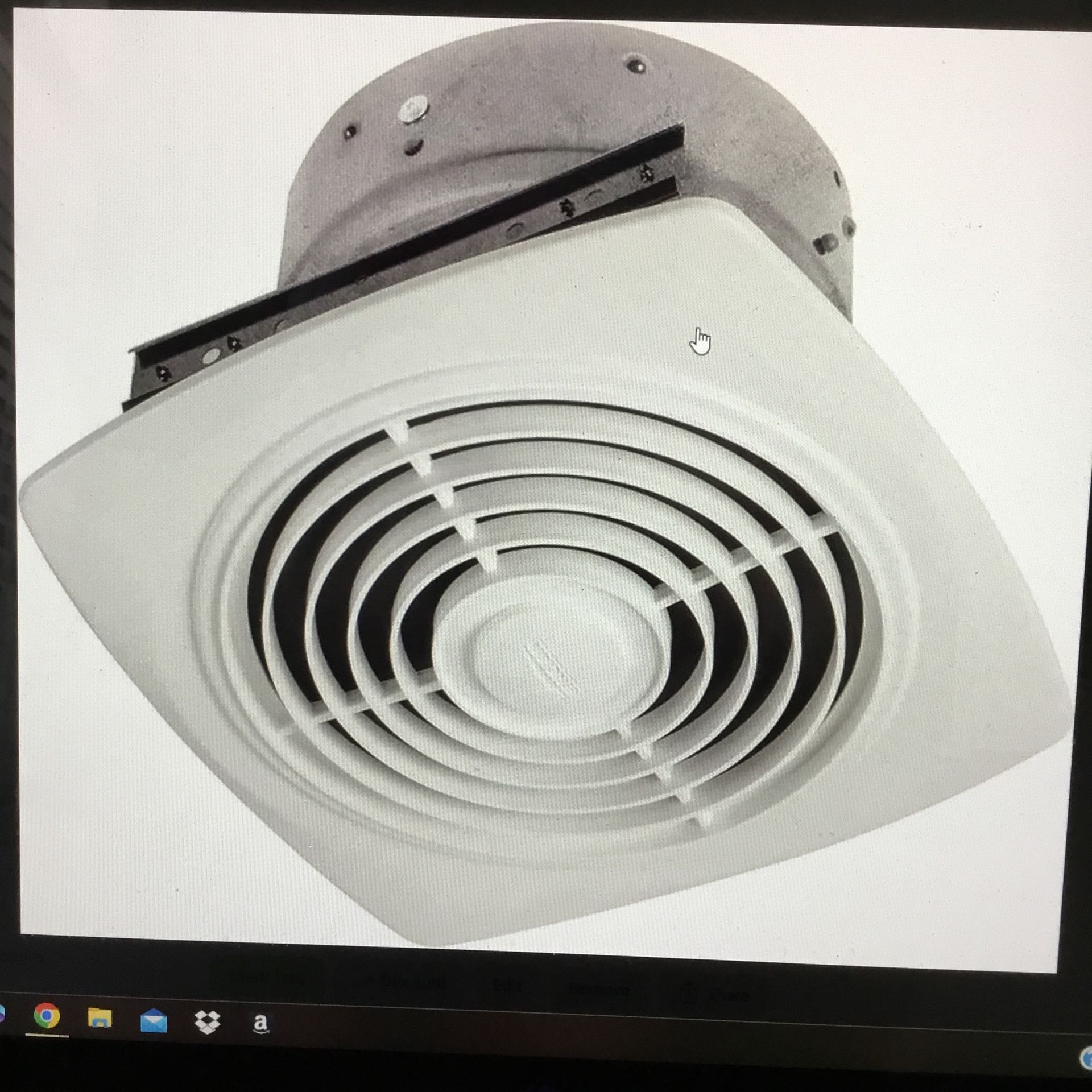 Brian Nut one 504 Ventilation Fan 10” 339 CFM 8.0 Sones #552