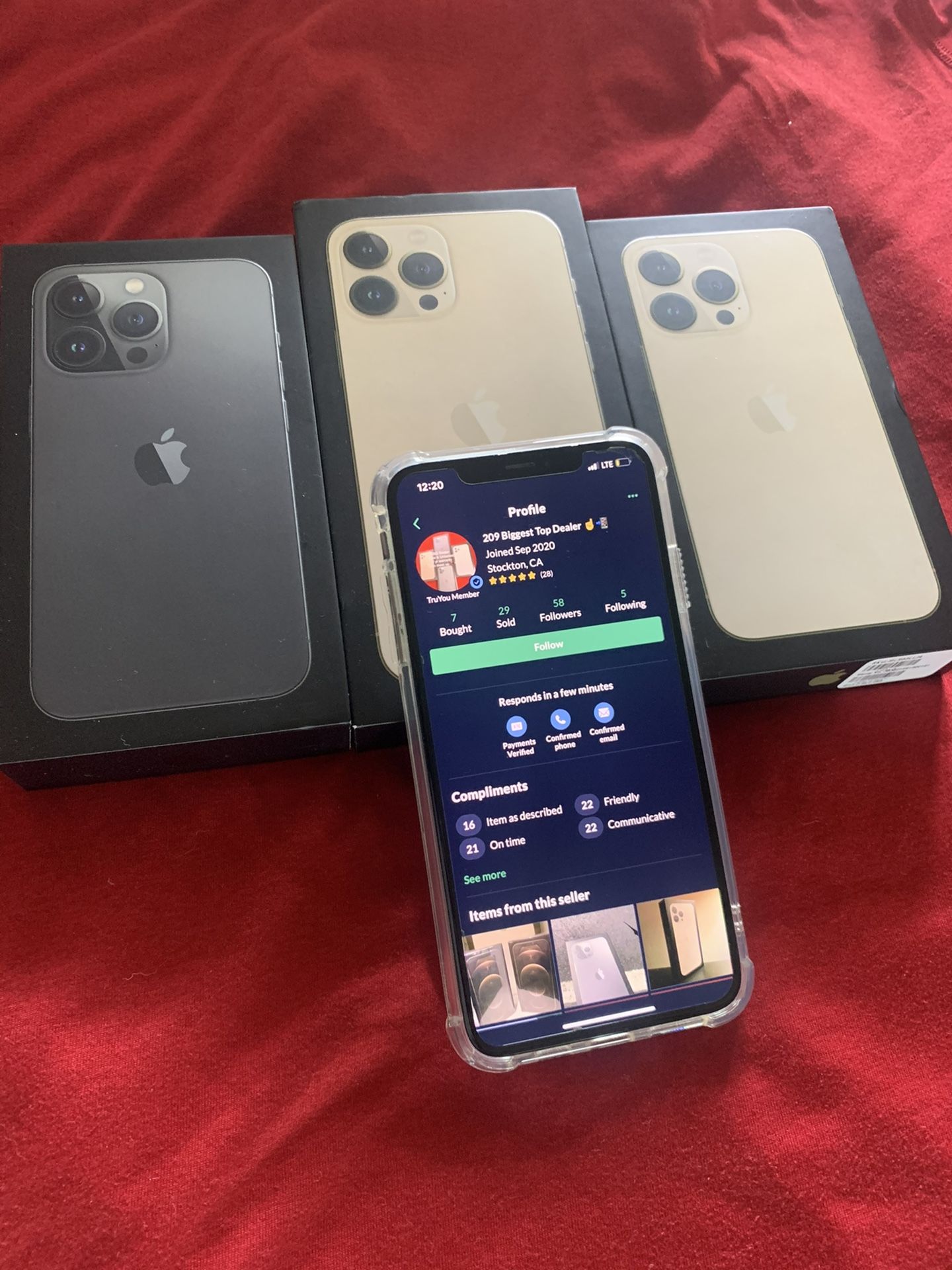 Apple iPhone 13 Pro Max $1400 Any Color Or iPhone 13 Pro Any Color $1250 I Can Come Meet You Now I Have In Stock