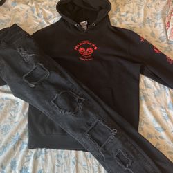 Your highness Red/black Hoodie 