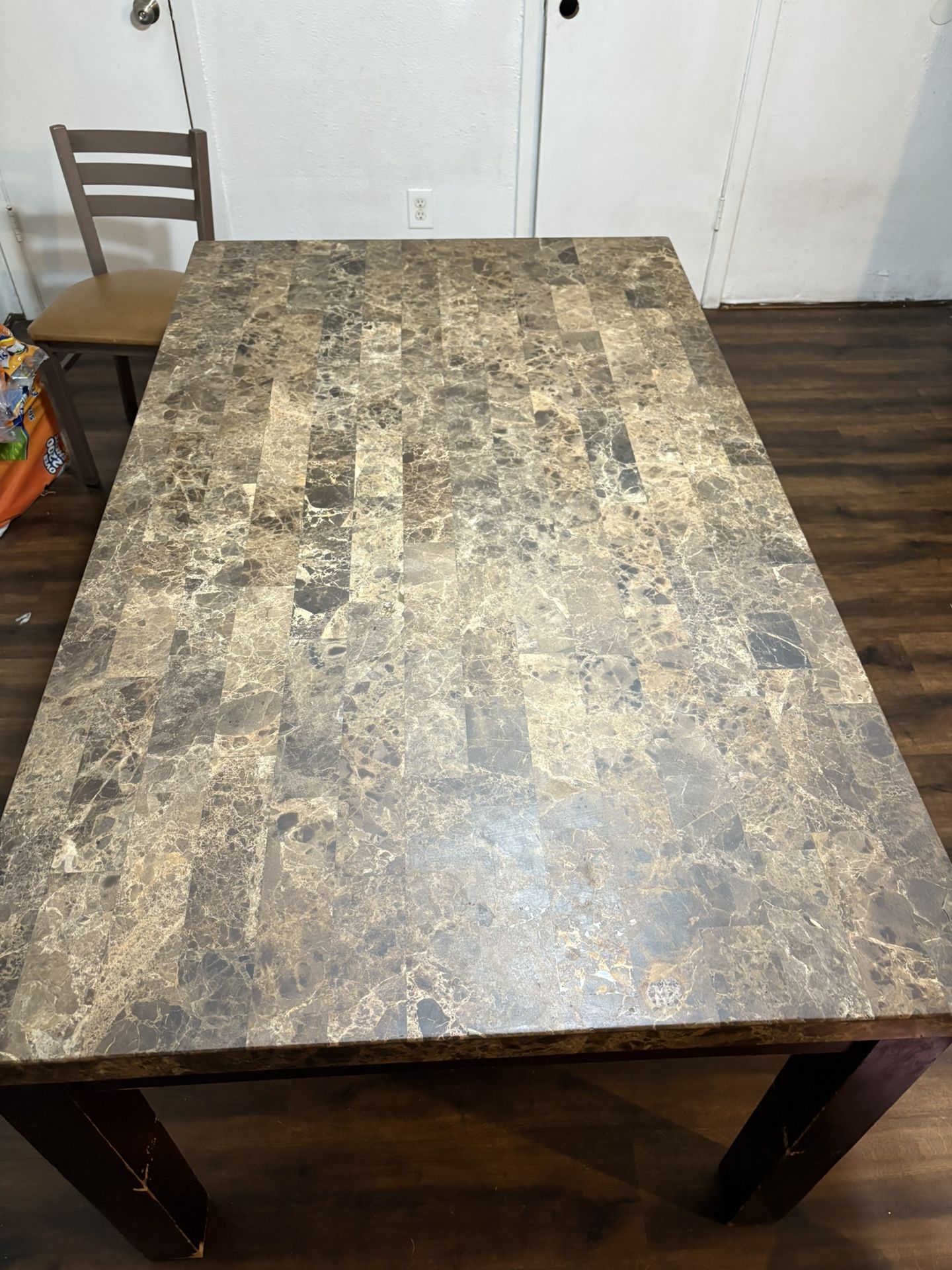 Marble dining table