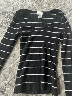Stripe h&m sweater