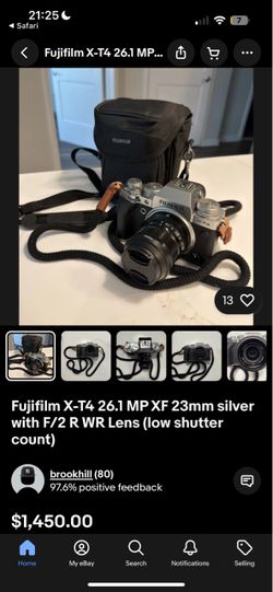 Fujifilm XT-4 silver used