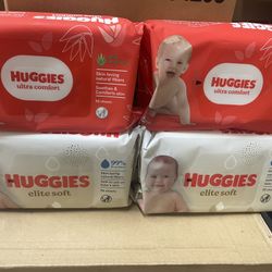 Huggies Wipes Brand New 10 Pc Only 15$