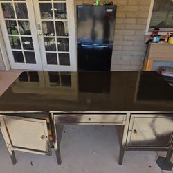 Vintage 1947 Executive Walnut Desk