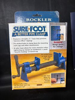 Rocker sure-foot pipe clamp three sets