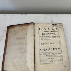 Antique Legal Book 1709~1721
