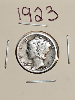 #693 Dime 1923 coin