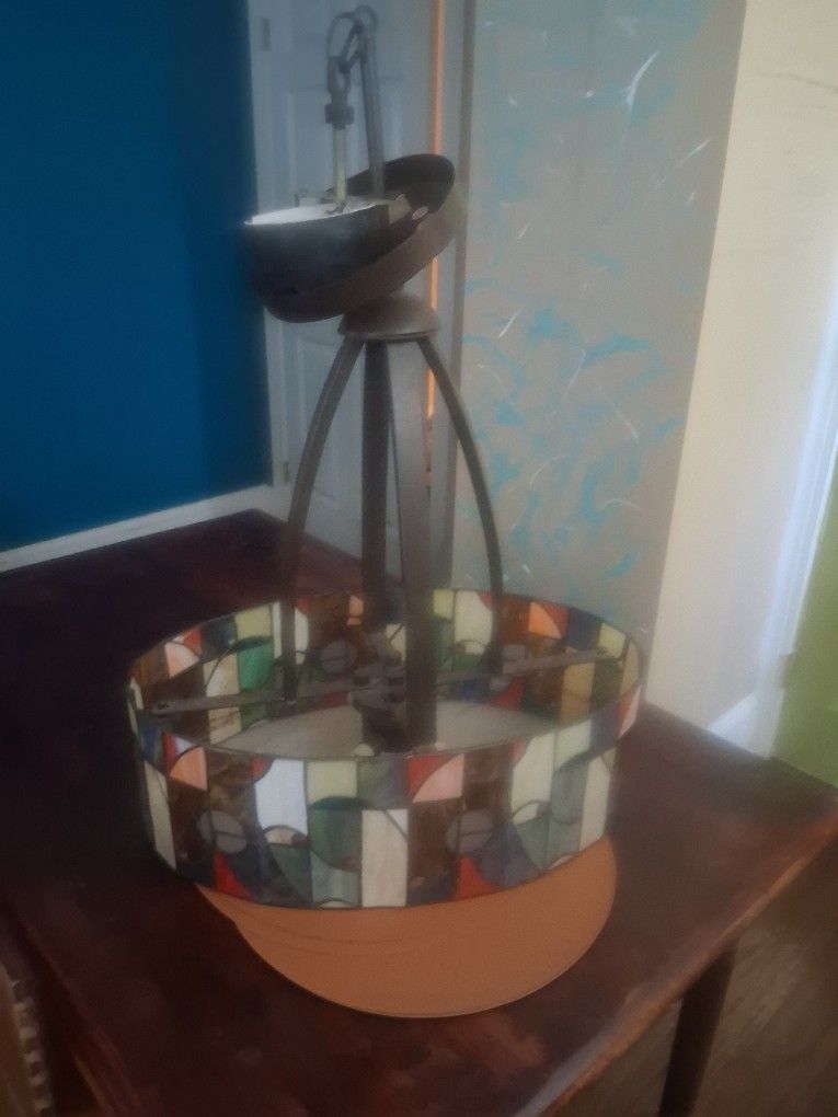 Mosaic Hanging Lamp! Beautiful!