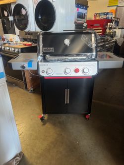 Bbq grill gas propane Weber with side burner x cover