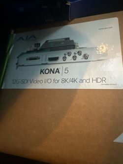 Aja Kona 5 12G/ SDI Video I/O 8k/4k and HDR
