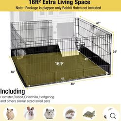 🥨Aivituvin-AIR71 Portable Pet Playpen| Small Pet Playpen with Floor In The Boxes