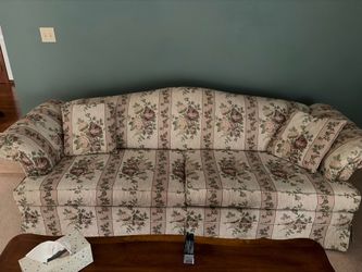 Floral sofa