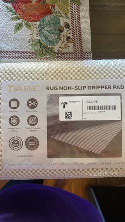 Rug nonslip gripper pad