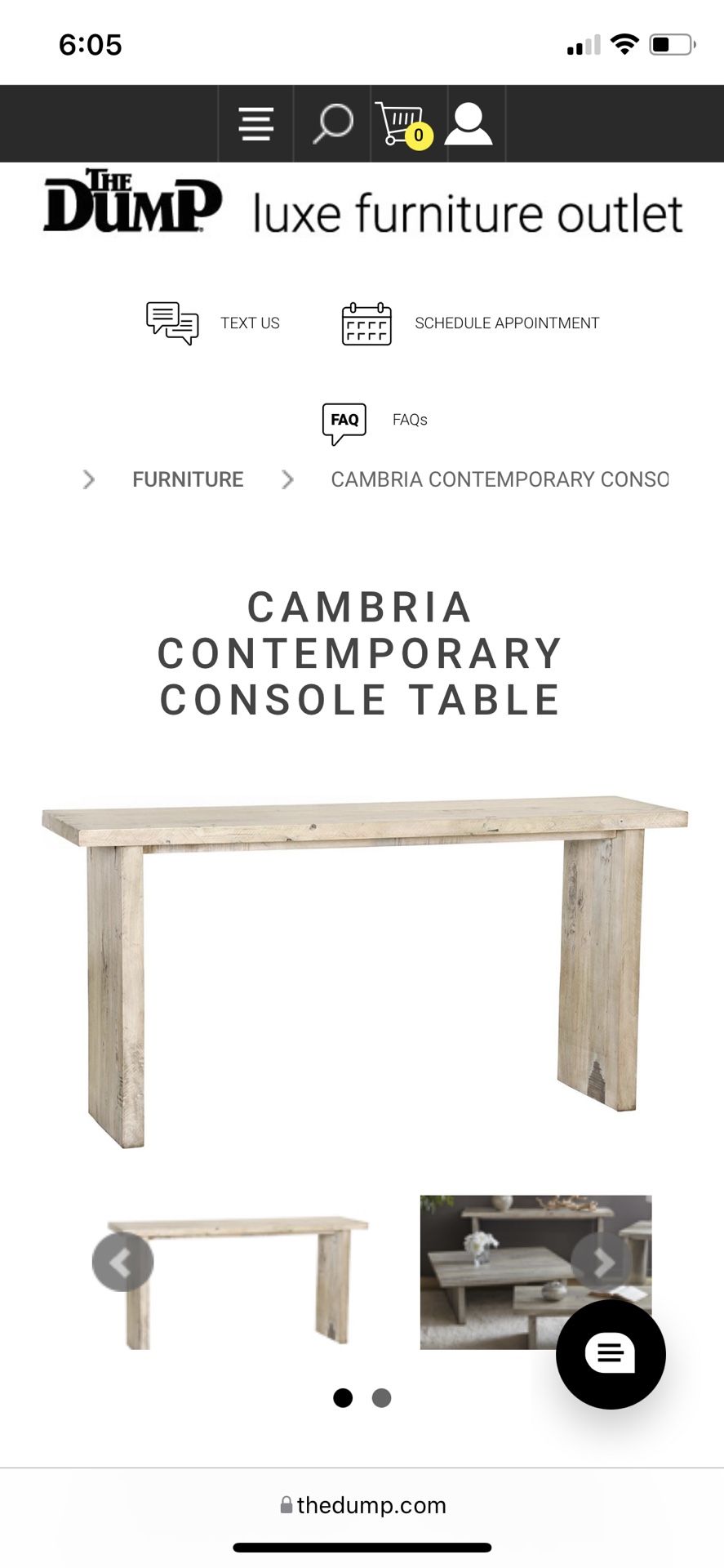 Consol Table