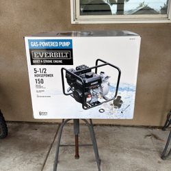Everbilt Gas-Powered Pump 5.5 HP 150 GPM
