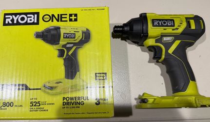 Ryobi ONE+ 18V Cordless 1/4 in. Impact Driver (Tool Only)