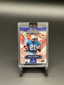 2/5 Barry Sanders Wild Card Fantasy Football Kanji Card 2/5