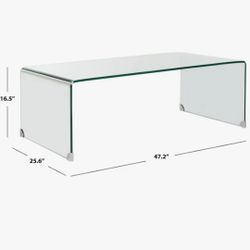 Safavieh Large Glass Coffee Table