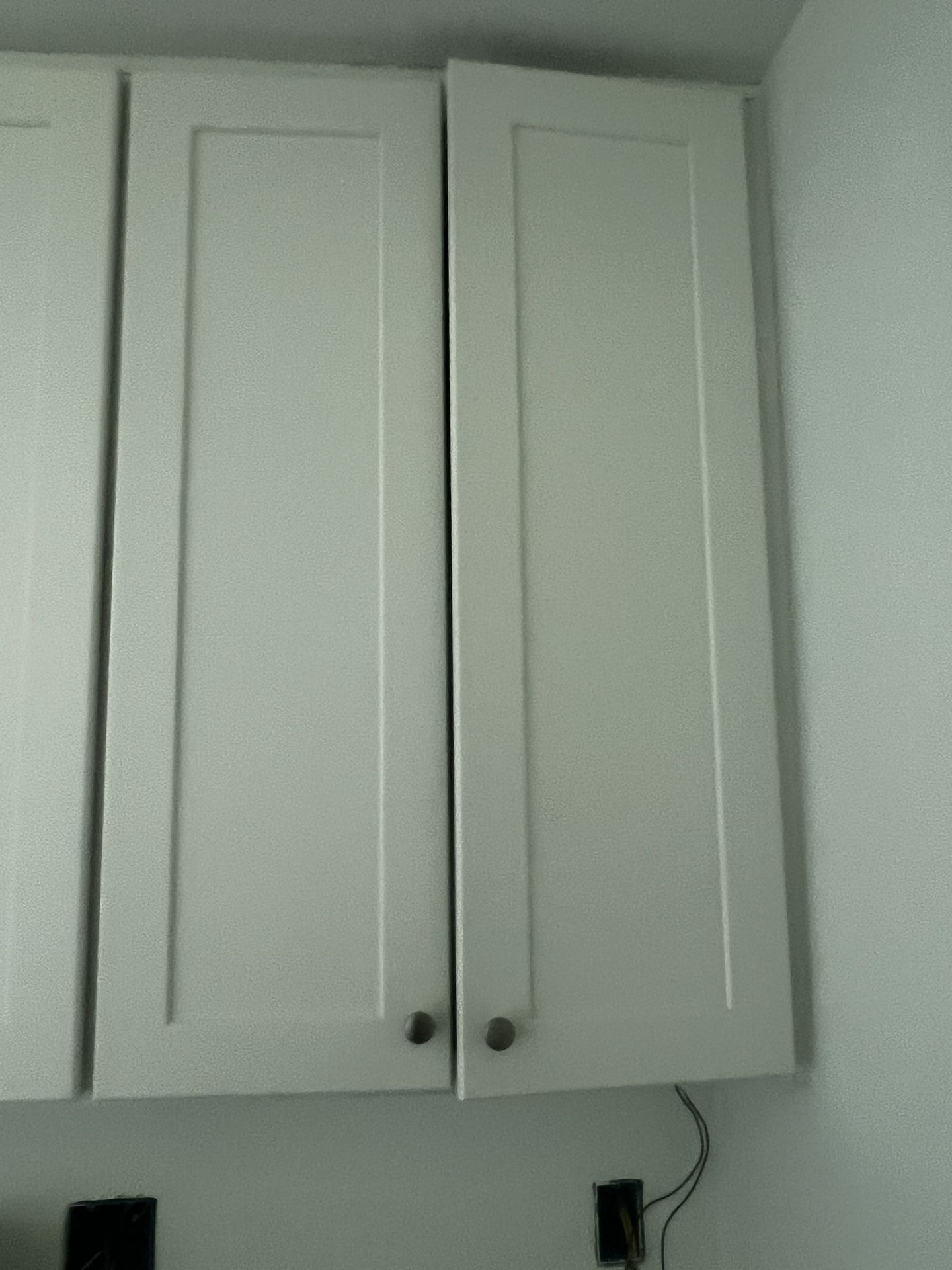 Shaker Style Birch Wood Cabinets. 