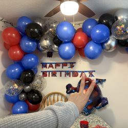 Balloon Garland | Spider-Man Colors 🕷️ 
