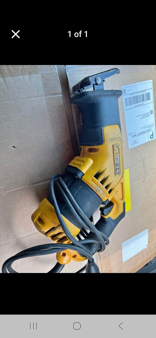 Dewalt Reciprocating Saw ( Sawzall)