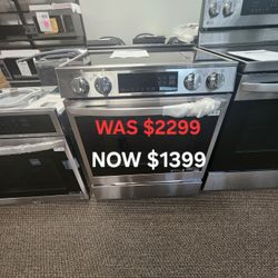 6.3 Cu. Ft. Smart Induction Slide In Range With Probake Convection, Air Fry In Printproof 