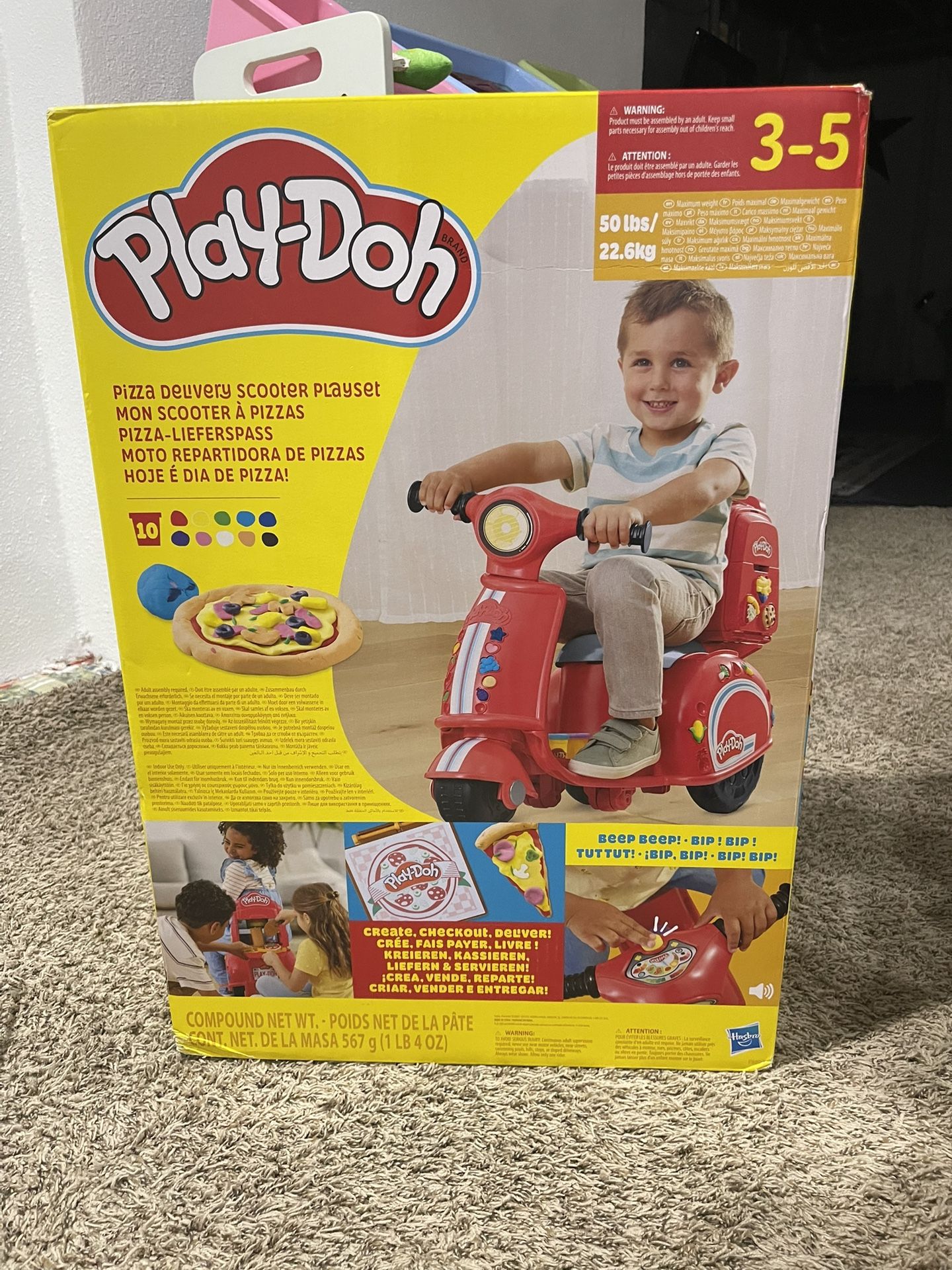 Play-Doh pizza scooter