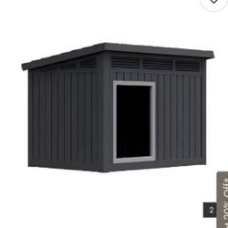 Large Weatherproof Dog House with Removable Roof for Indoor & Outdoor Use $100