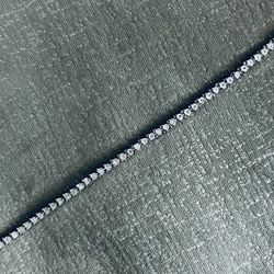 1/2 CT. T.W. Diamond Tennis Bracelet in Sterling Silver