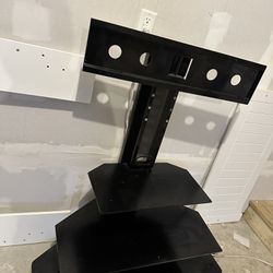 tv stand with mount equipped 