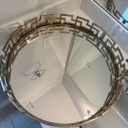 Big Gold Decoration Tray