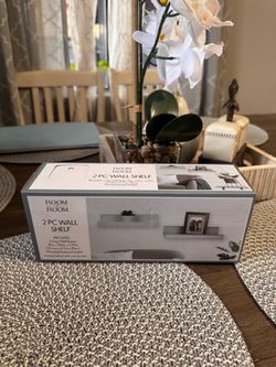2 piece wall shelf