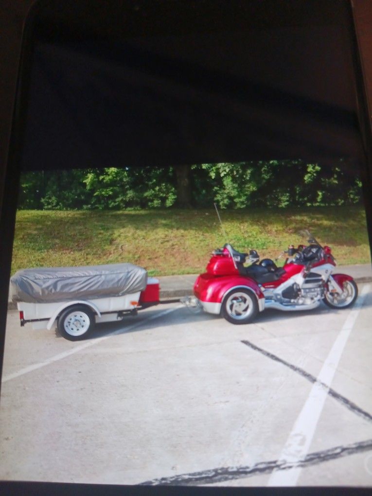 2012 Honda Goldwing 1800 Trike 47698 miles With 2017 Aspen Camper Trailer