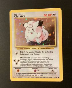 Clefairy Holo Rare Pokémon Base Set