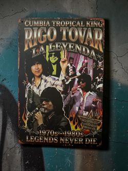 Rigo Tovar Metal Sign
