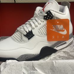 Jordan 4 White Cement 