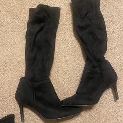 nine west suede boots